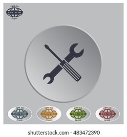 Simple Tools or Repair Icon.