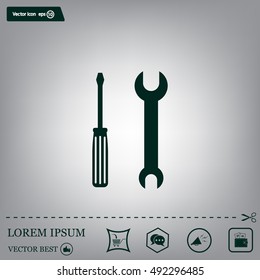 Simple Tools or Repair Icon.