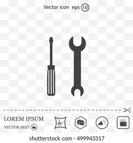 Simple Tools or Repair Icon.