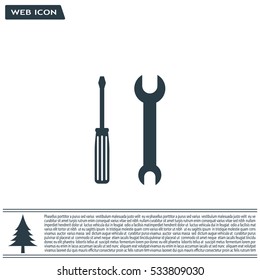Simple Tools or Repair Icon.