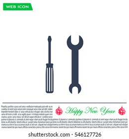 Simple Tools or Repair Icon.