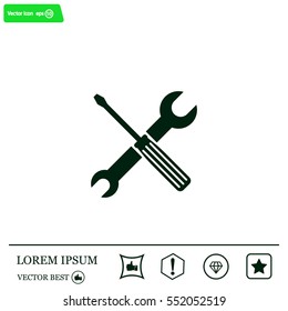 Simple Tools or Repair Icon.