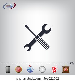 Simple Tools or Repair Icon.