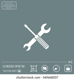 Simple Tools or Repair Icon.