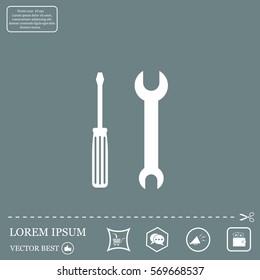 Simple Tools or Repair Icon.