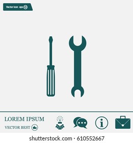 Simple Tools or Repair Icon.