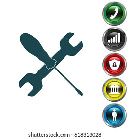 Simple Tools or Repair Icon
