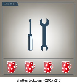 Simple Tools or Repair Icon.