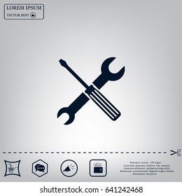 Simple Tools or Repair Icon.