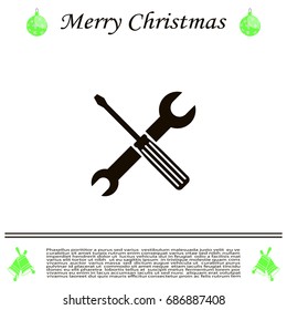 Simple Tools or Repair Icon.