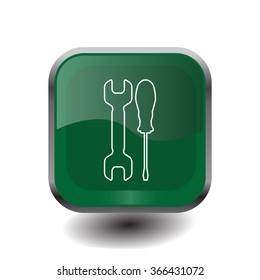 Simple Tools or Repair line Icon