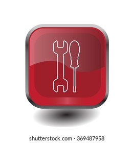 Simple Tools or Repair line Icon