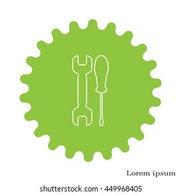Simple Tools or Repair line Icon