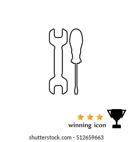 Simple Tools or Repair line Icon