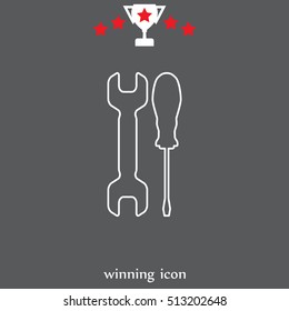 Simple Tools or Repair line Icon