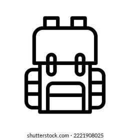 simple tote bag icon for vacation