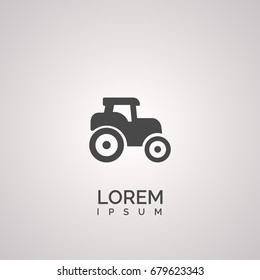 simple tractor icon