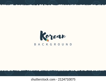 Simple traditional Korean backgorund template