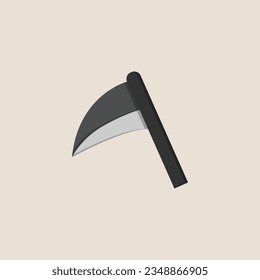 Simple Traditional Sickle Illustration Vector