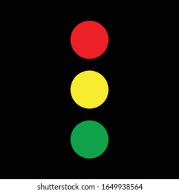 Simple Traffic Light Symbol logo