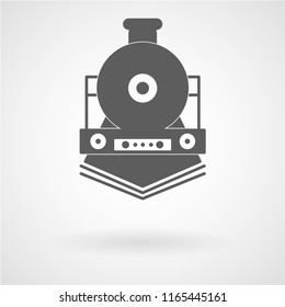 Simple train icon, vector, illustration, eps file