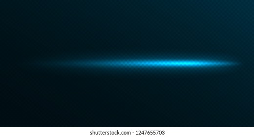 Simple transparent light effect isolated on dark background. Template vector illustration. 