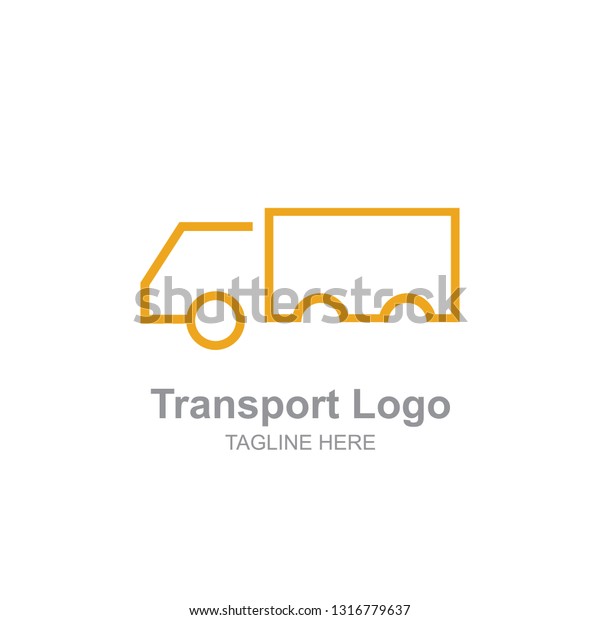 Simple Transportation truck\
logo