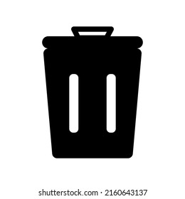 Simple Trash icon design illustration