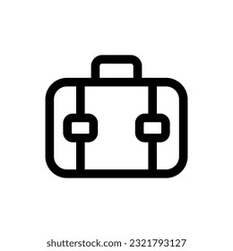 Simple Travel Bag icon. The icon can be used for websites, print templates, presentation templates, illustrations, etc
