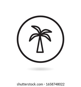 Simple Travel icon black and white