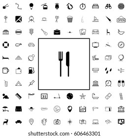 Simple travel icons set. Universal travel icons to use for web and mobile, of basic travel elements