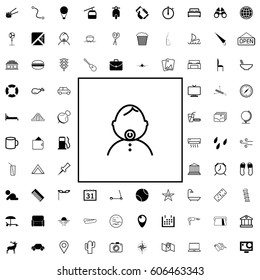Simple travel icons set. Universal travel icons to use for web and mobile of basic travel elements