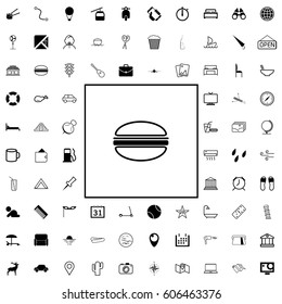 Simple travel icons set. Universal travel icons to use for web and mobile of basic travel elements