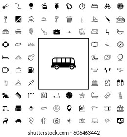 Simple travel icons set. Universal travel icons to use for web and mobile, of basic travel elements