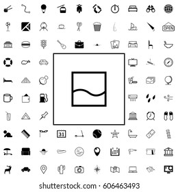 Simple travel icons set. Universal travel icons to use for web and mobile of basic travel elements
