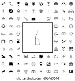 Simple travel icons set. Universal travel icons to use for web and mobile of basic travel elements