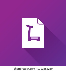 simple Treadmill icon