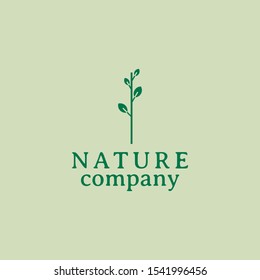 Simple Tree Branch Logo Icon