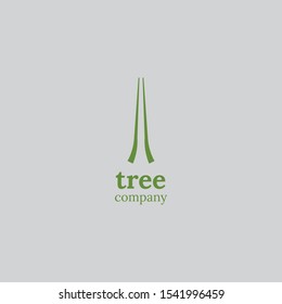 Simple Tree Branch Logo Icon