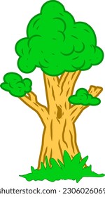 Simple tree drawing for kids