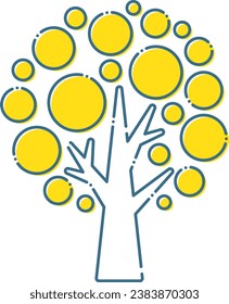 simple tree and extended branches