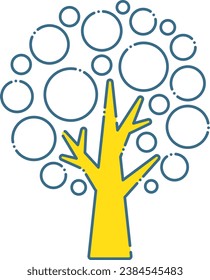 simple tree and extended branches