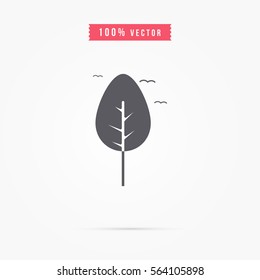 simple tree icon design