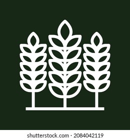 Icono de árbol simple y arte de símbolos