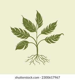 A SIMPLE TREE WITH LEAVES 