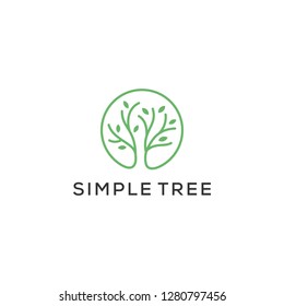 simple tree logo