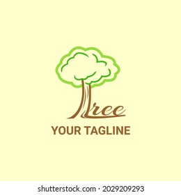 simple tree logo design for company