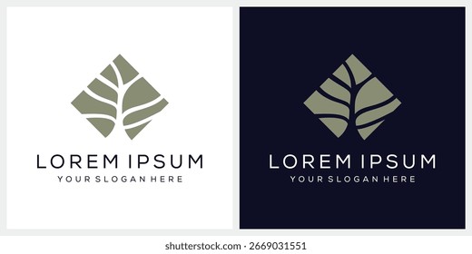 simple tree logo design inspiration