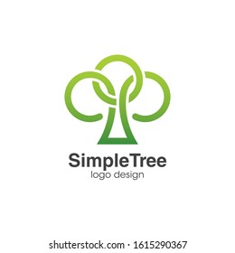 Simple Tree Logo and Icon Vector Template