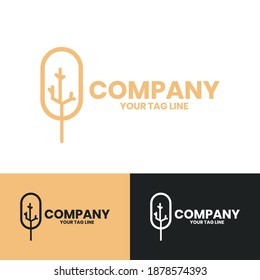 Simple tree logo template, perfect for any company or business